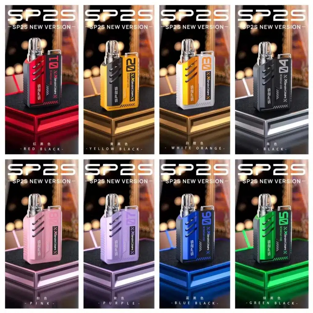 SP2S MAX主機|SP2S方塊電子煙主機・8色可選・可調功率大電量設計